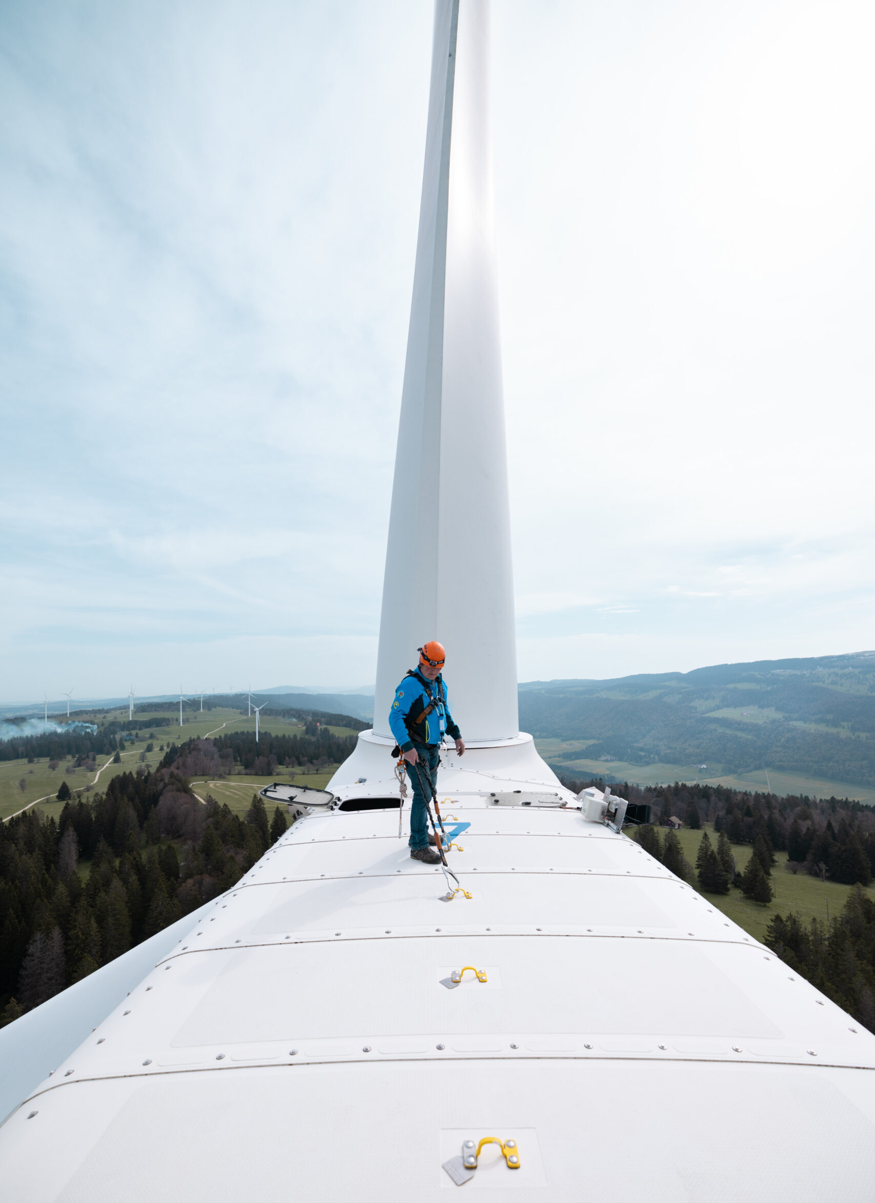Turbine Windpark BKW