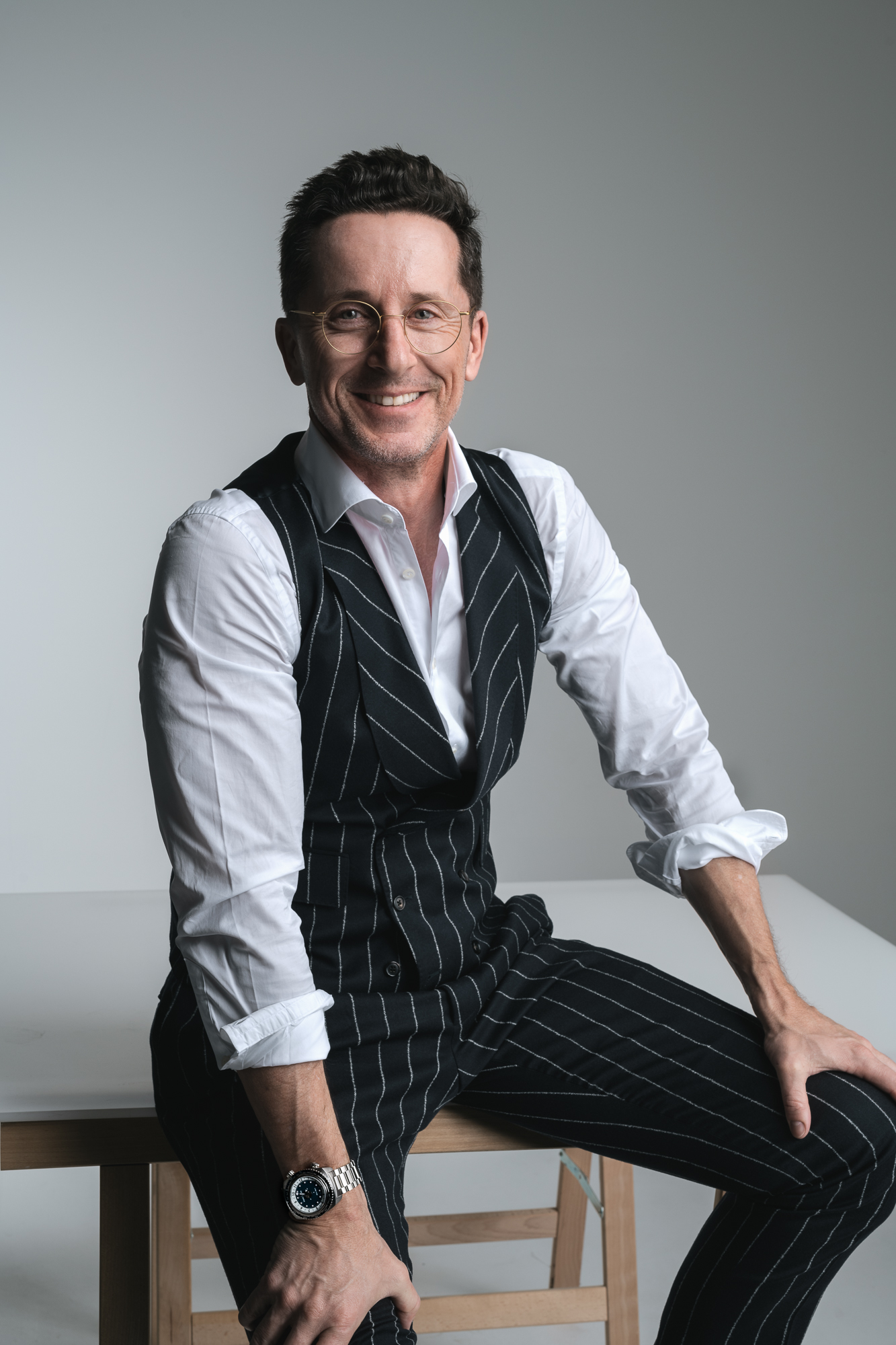 Photoshooting mit Philippe Roten, CEO der zweitältesten Schweizer Uhrenmarke Favre-Leuba.