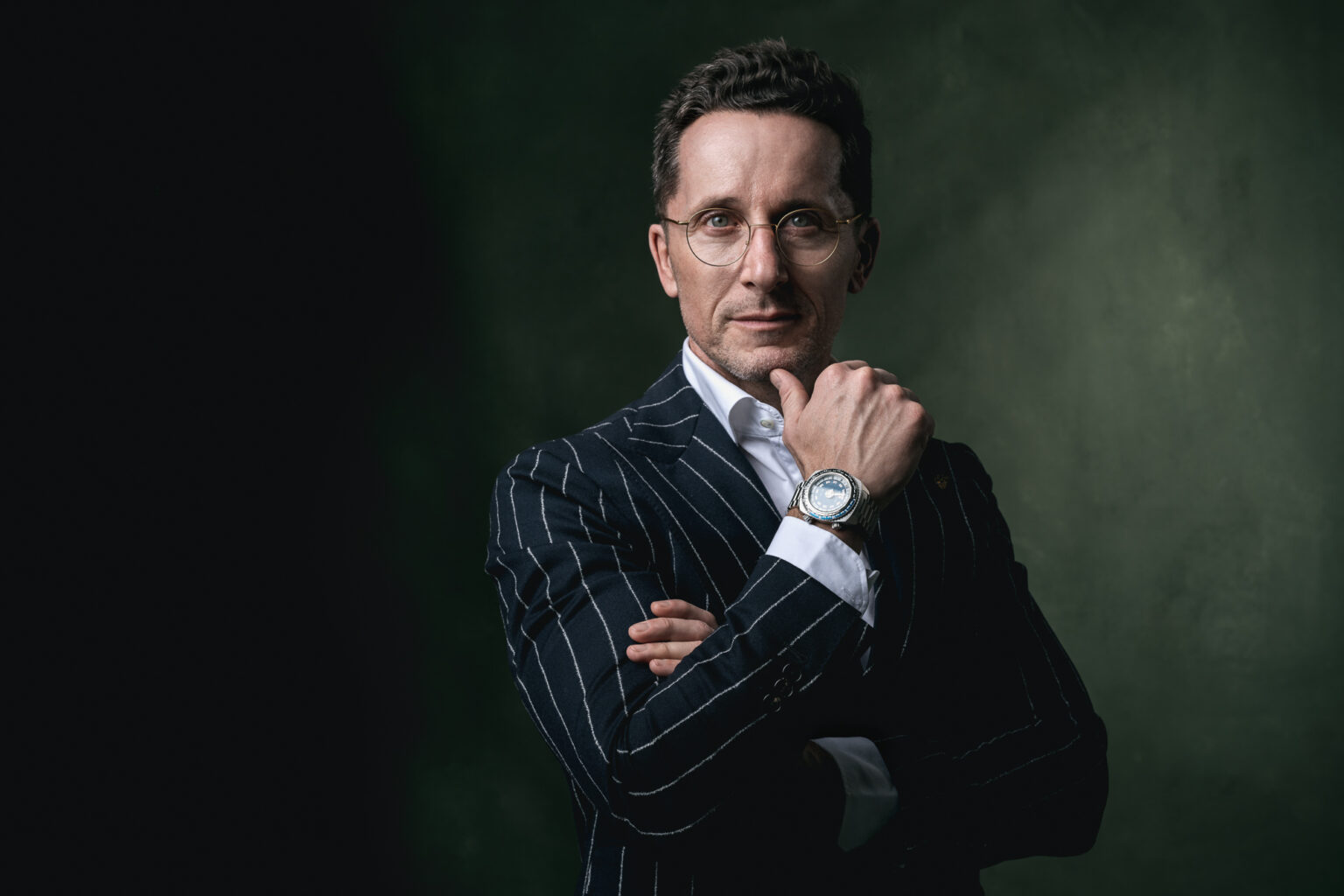 Portrait von Philippe Roten, CEO der zweitältesten Schweizer Uhrenmarke Favre-Leuba.