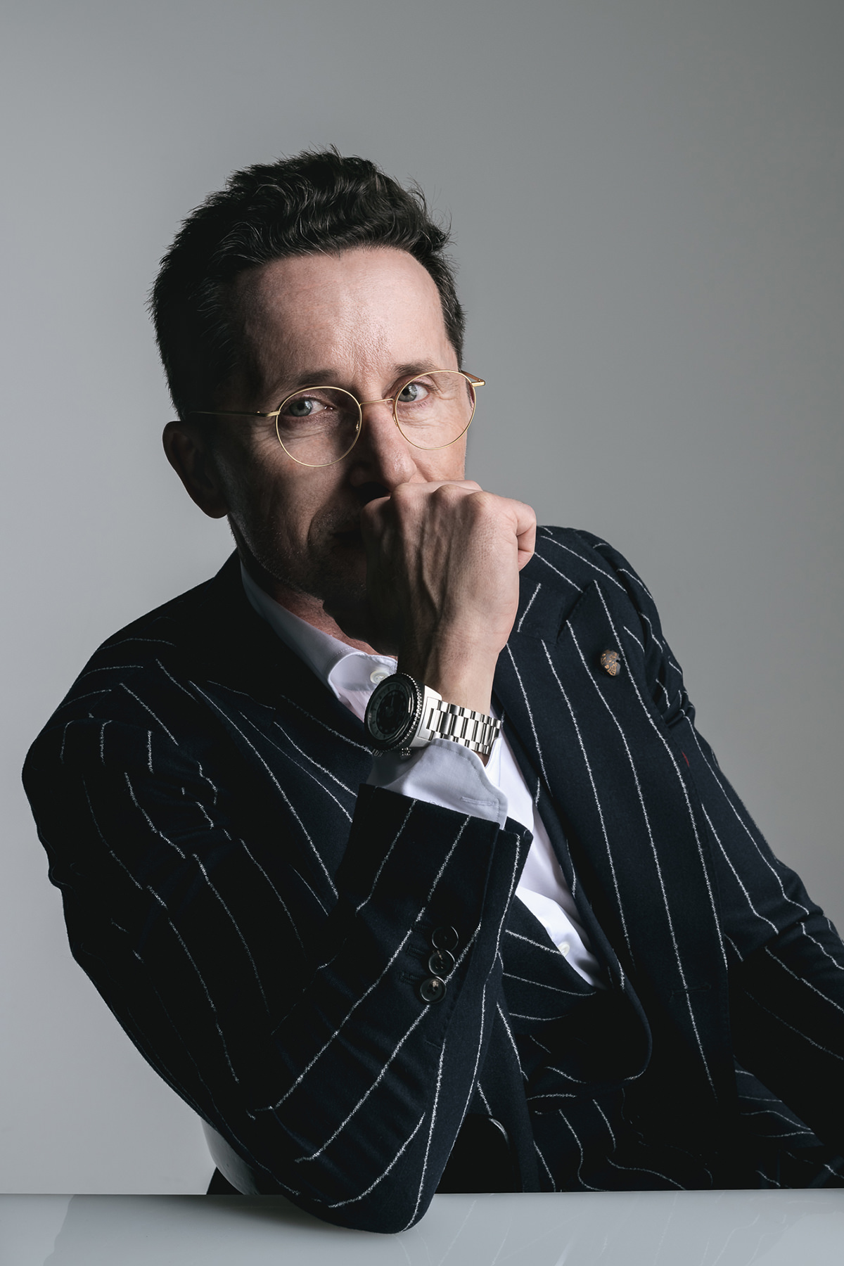 Philippe Roten von Favre-Leuba beim Portrait Photoshooting in Biel.