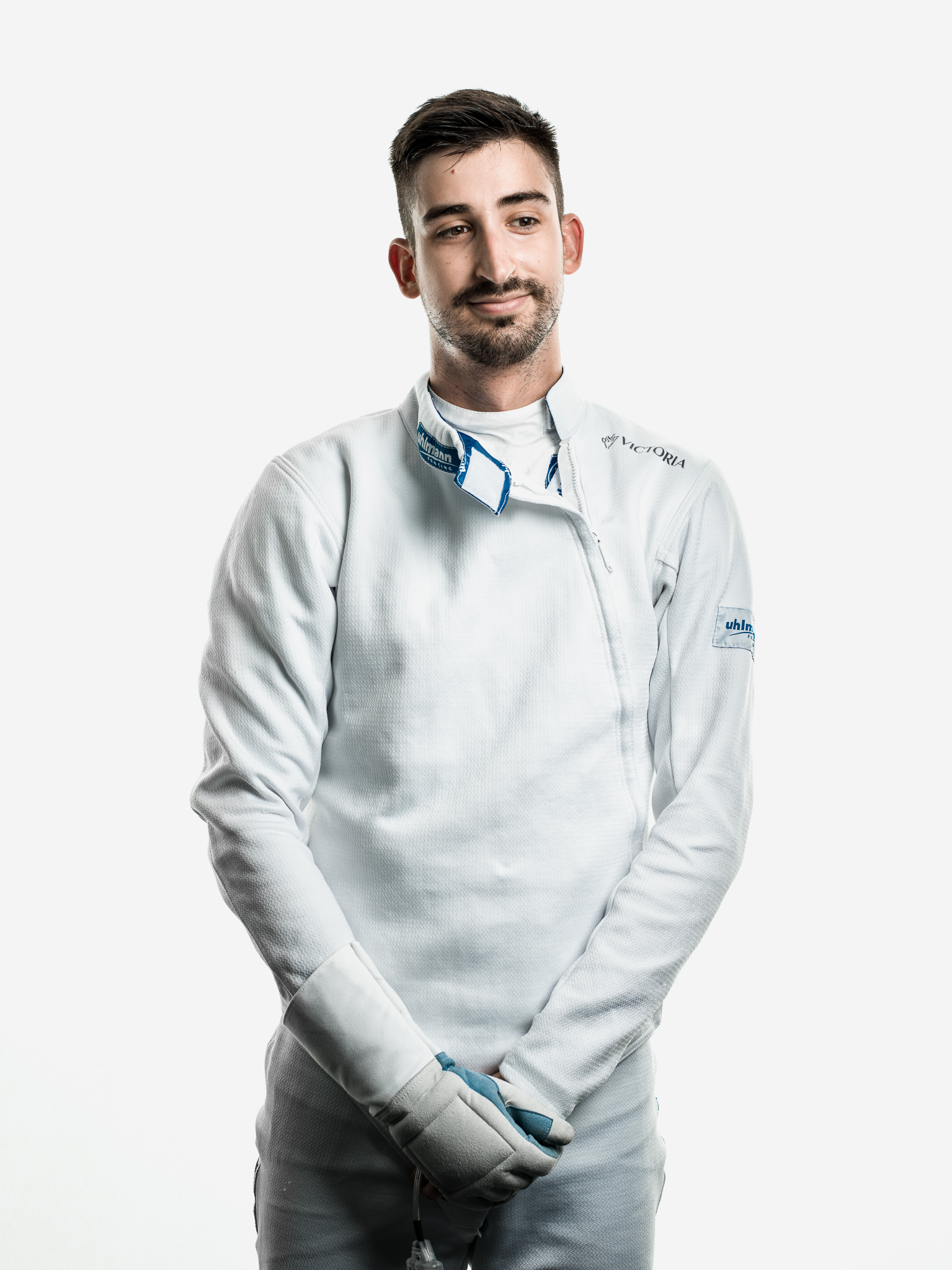 Portrait vom Fechter Martin Rubes im Fechtclub Bern am Berne World Cup.