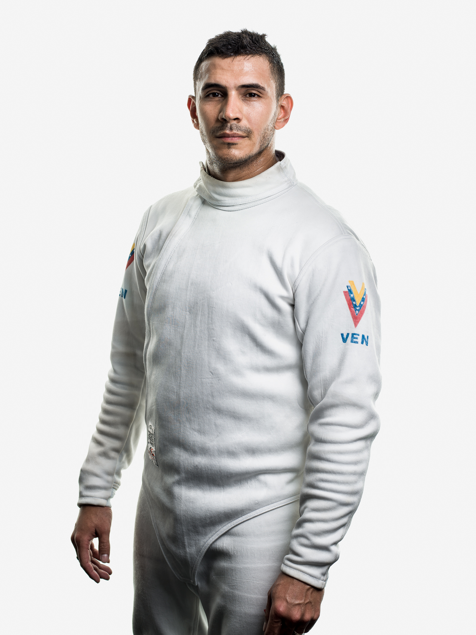 Portrait vom Fechter Ruben Limardo Gascon im Fechtclub Bern am Berne World Cup.