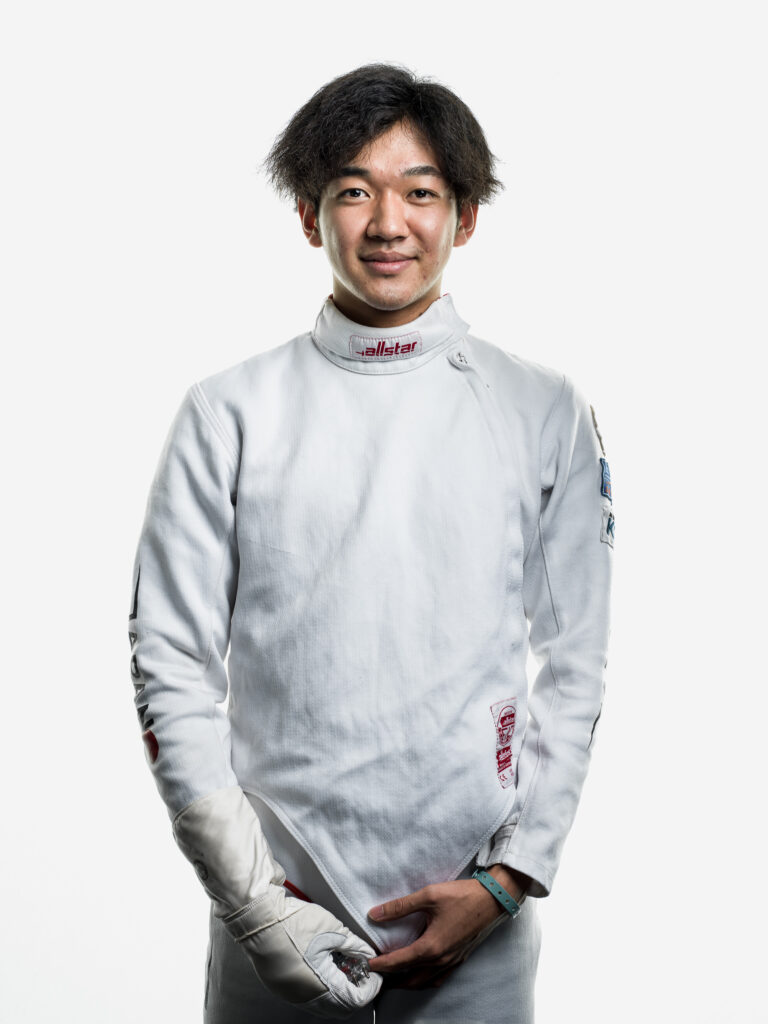 Portrait vom Fechter Ryu Matsumoto im Fechtclub Bern am Berne World Cup.